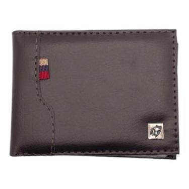 Imagem de Carteira Masculina com Flip, material sintético e Proteção RFID - Prát