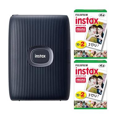 Imagem de Impressora para smartphone Fujifilm Instax Mini Link Azul, 40 folhas de filme Mini (3 itens)