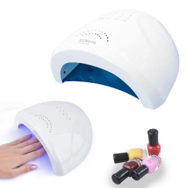 Imagem de Cabine Sun 1 Led Uv 48w Potencia 30 Leds Estufa Bivolt Unha 5s 30s 60s