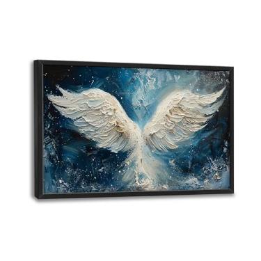 Imagem de Neximag Arte de parede grande com asas de anjo 91 cm x 61 cm