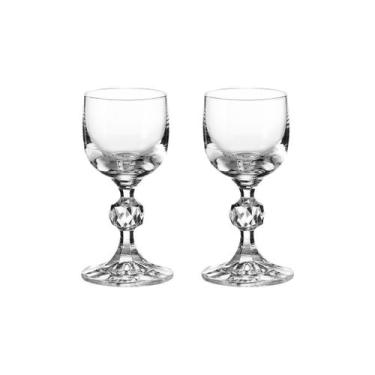 Imagem de Taça de Cristal Bohemia Para Licor 50 ml Claudia 2 Peças - Bohemia Cry