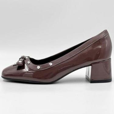 Imagem de Sapato Moleca Boneca em Verniz Salto Médio Feminino-Feminino