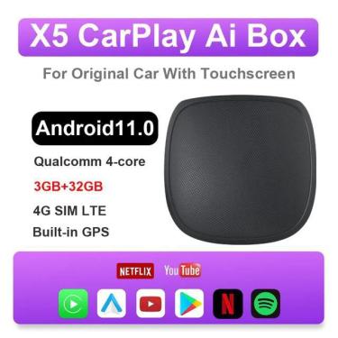 Imagem de Mini Box X5 Carplay Android 3GB + 32GB plug play