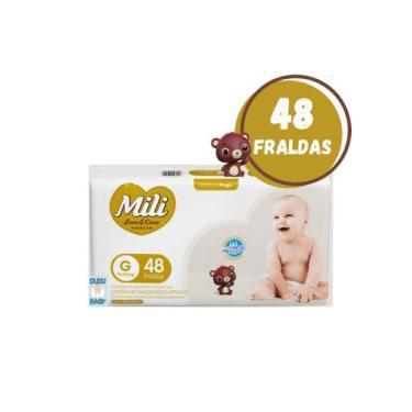 Imagem de fralda  mili love & care premium pacote mega  , G
