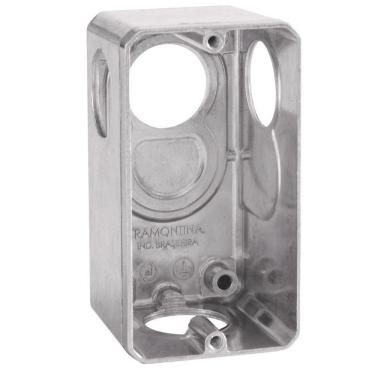 Imagem de Condulete Múltiplo Flexor 3-4 Polegada Tramontina Tipo L Sem Tampa