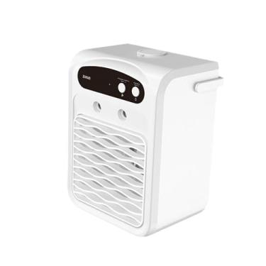 Imagem de IEUDNS Mini fã de refrigeração do refrigerador de ar de ar portátil versátil com umidificação de condicionado de ventilador pessoal para dormitório de mesa, Branco