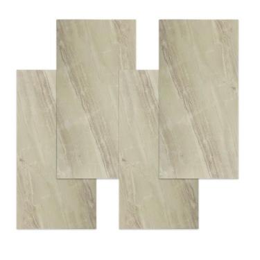 Imagem de Placa Autocolante Vinílica Parede 3D Mármore Travertino Bege 1M2 - Col