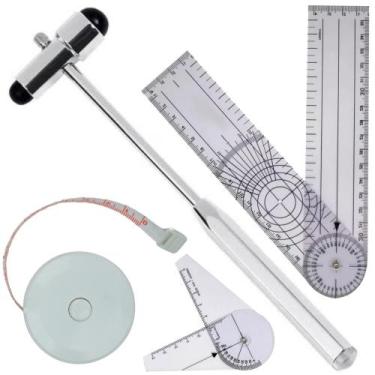 Imagem de Kit Fisioterapia Goniometro Grande + Martelo Buck - Love Saude, MARTEL