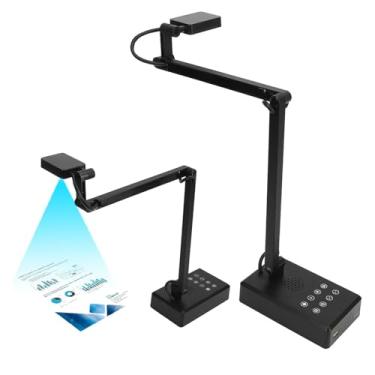 Imagem de Docooler Câmera de documentos USB, webcam de documentos 4K 16 MP, ângulo ajustável com microfone, câmera USB Doc com braço flexível para aprendizado online, ensino remoto, webconferências