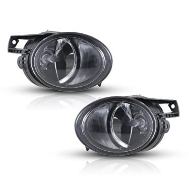 Imagem de AUTOFREE Faróis de neblina adequados para Volkswagen Passat 2006-2010 com lâmpadas 9006 12V55W substituição de faróis de neblina - 1 par (lente de vidro transparente)