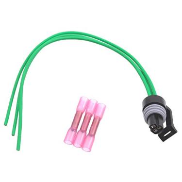 Imagem de APDTY 015333 ICP Conector de controle de injeção de pressão Sensor de fiação para Pigtail Adapta-se a todos os motores diesel 1994-2010 6.0L e 7.3L Ford e internacional (substitui 5C3Z-12224-A; Navistar 1832022C92)