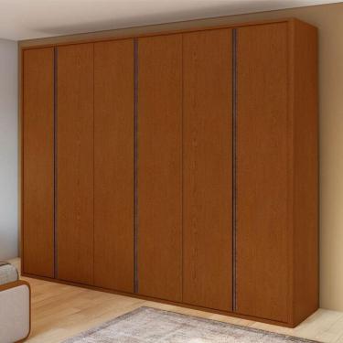 Imagem de Guarda Roupa Casal Ambiente Leder 6 Portas Frassino  – Lopas