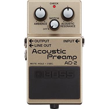 Imagem de BOSS Pedal de guitarra pré-amplificador acústico natural AD-2