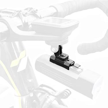 Imagem de Suporte adaptador de luz de bicicleta compatível com faróis Rock bros R3-1000, adaptador de lanterna para bicicleta, GPS, computador, Go Pro, suporte de farol para bicicleta
