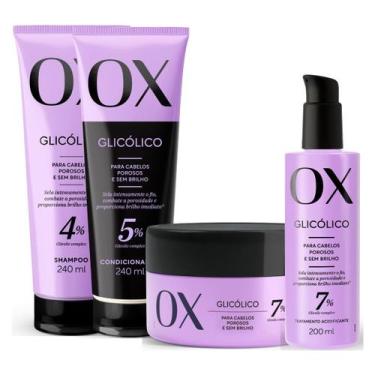 Imagem de Kit Ox Glicólico Tratamento Completo 240Ml - OX COSMÉTICOS