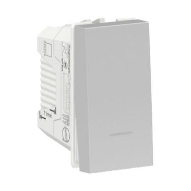 Imagem de Módulo Interruptor Simples 10A Cinza Orion Schneider, Alumínio