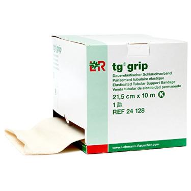 Imagem de Lohmann & Rauscher Tg Grip, Tamanho K, 21,5 Cm X 10 M, Bandagem Elástica De Compressão Tubular Para Suporte Leve E Confortável, Entorses, Distensões, Lesões Tecidos Moles, Meia Macia Suave A Pele