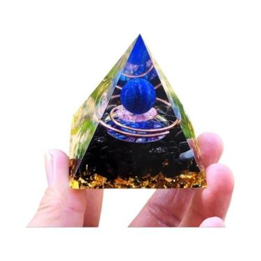 Imagem de Pirâmide De Orgonita De Ametista, Gerador De Energia De Cristal De Cur