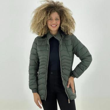 Imagem de Jaqueta Blue Rose de Nylon com Capuz Feminina-Feminino