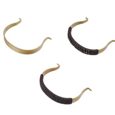 Imagem de YJIUYUANQ Cabo de bule de chá de 3 peças (11 a 13 cm), cabo de chaleira substituível, fácil de instalar, adequado para a maioria das chaleiras