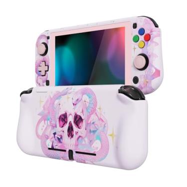 Imagem de playvital Capa Protetora Zealprotect Para Nintendo Switch Lite, Rígida E Ergonômica Com Protetor De Tela Protetores Botão - Celestial Serpent'S Embrace