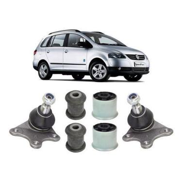 Imagem de Kit Pivô C/ Bucha Balança Dianteira Spacefox 2008 2009 2010 - QualyKit