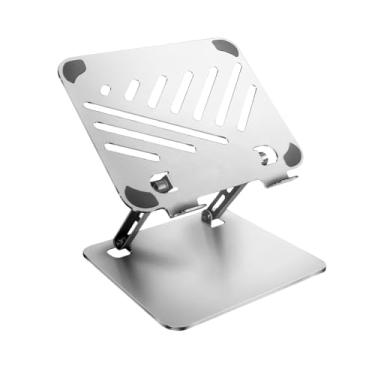 Imagem de Suporte Ajustável para Laptop, Notebook e Tablet, Ergonomico, Dobrável, Portátil, Antiderrapante, Dissipação de Calor, Compatível com polegadas de 10-17