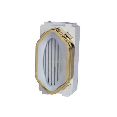 Imagem de Modulo Cigarra Bivolt (Som ) - Dicompel Novara Branco Gold