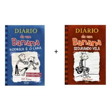 Imagem de Kit c/2 Livros - Diário De Um Banana Volumes 2 e 7 - Capa Cartão - VR 