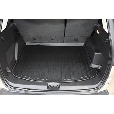 Imagem de Forro de carga premium para Ford Escape 2013-2019 - 100% de proteção - Tapete de porta-malas de carro de ajuste personalizado - Tapete de carga preto para todas as estações - Forros de porta-malas