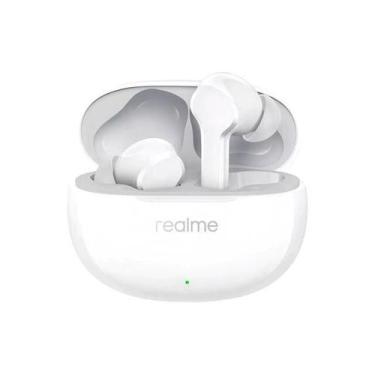 Imagem de Fones de ouvido Realme Buds T110 Bluetooth 5.4 IPX5 Original, Branco