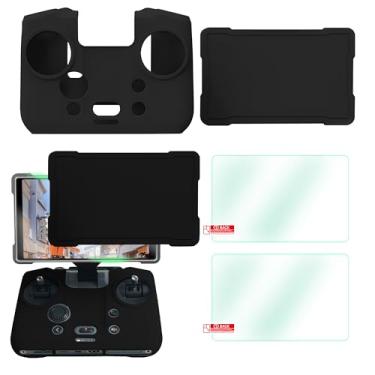 Imagem de Craznick Capa Protetora de Silicone RC Pro 2-2 em 1 Protetor de Tela de Controle Remoto HD Transparente Temperado Capa Proteção de Silicone para DJI Mavic 4 Pro/Air 3S/Air 3 Drones Acessórios