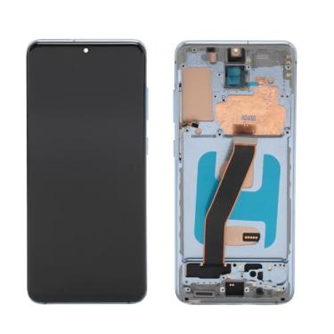 Imagem de Wisoqu Para Samsung Galaxy S10+ Plus, tela de substituição LCD para Samsung S10+ Plus, substituição de tela G975u G975a G975w Montagem digitalizador 6,4 polegadas (azul),