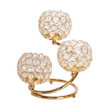 Imagem de XLWLLNJ Castiçal romântico moderno, suporte para velas, candelabro para cozinha, sala de jantar, festa em casa, mesa, peça central