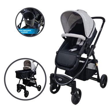 Imagem de Carrinho Bebê 3 Em 1 Passear Júpiter Vira Moisés Travel