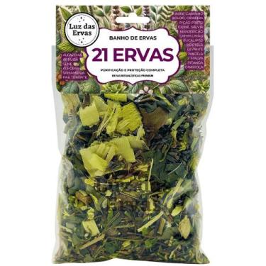 Imagem de Banho 21 Ervas (limpeza energética completa e proteção espiritual) - L