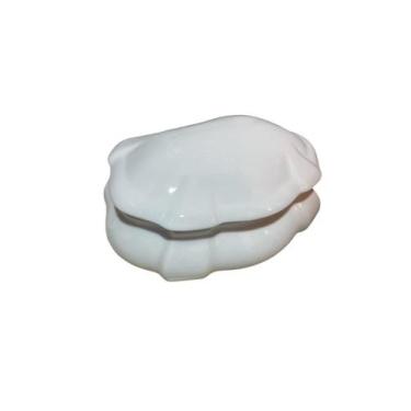 Imagem de Porta-Jóias ou Objetos Concha de Porcelana pequeno - 20 x 16 cm - Bord