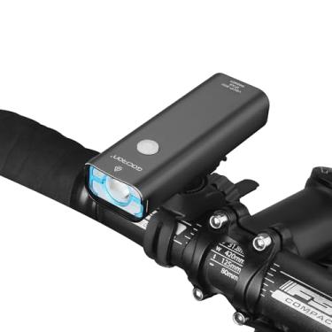 Imagem de Luzes dianteiras de bicicleta Gaciron V9CP, USB-C recarregável farol LED de bicicleta da 850 lúmenes, farol de bicicleta anti-reflexo para montar na estrada, luz de bicicleta impermeável e de alumínio