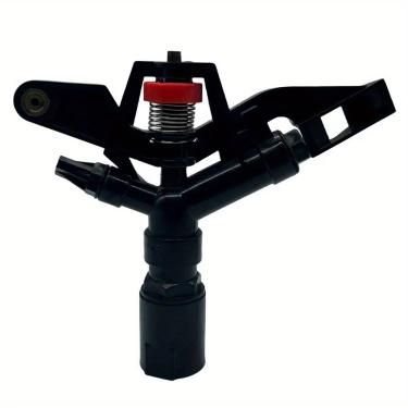 Imagem de Aspersor de Impacto de Plástico Rosca Fêmea de 2,5 cm Cabeça Rotativa para Irrigação de Jardim Pacote com 1 Peça