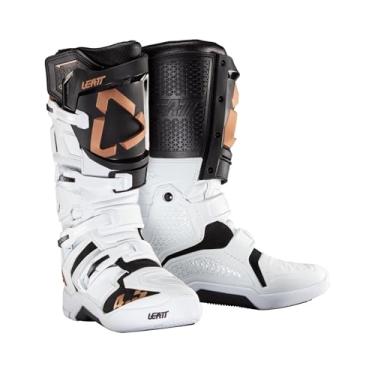 Imagem de Bota 4.5 Unissex Adulto, Branco/Preto, 13, Leatt