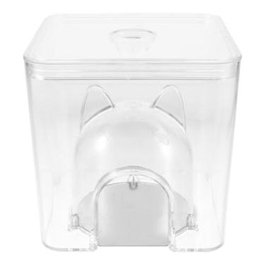 Imagem de Ipetboom Ice Nest Hamster House - Esconderijo refrescante de verão para hamsters, porquinhos-da-índia e pequenos animais de estimação, design transparente exclusivo, almofada de resfriamento de 14 cm