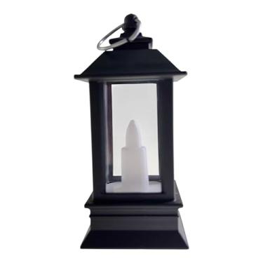 Imagem de Mini Lamparina Vela Led Decorativa Fofa p/Festas Eventos Jantares Segura (Preta)