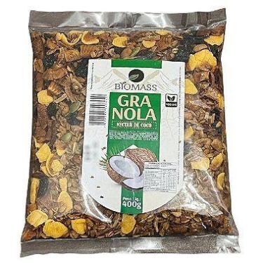 Imagem de Granola Nectar de Coco Biomass, 400 unidades