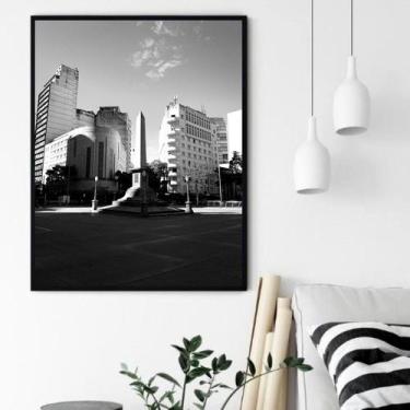Imagem de Quadro Decorativo Belo Horizonte Praça Sete - 70x50cm - Quadros On-lin