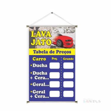 Imagem de Banner pronto Lava Jato BA 225 medida 45x70 cm arte pronta