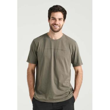 Imagem de Camiseta Docthos Slim Manga Curta Estampa Coroa Em Linha, 145 organic,