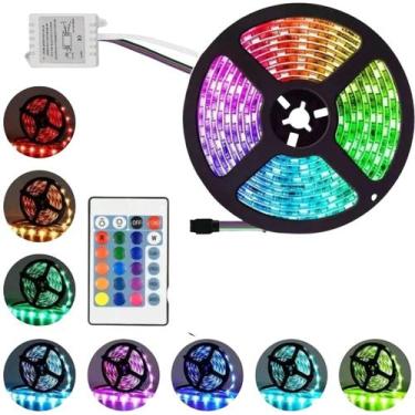 Imagem de Fita Led Smart RGB Colorida TV e Monitor 5 metros Bluethooth - utimix