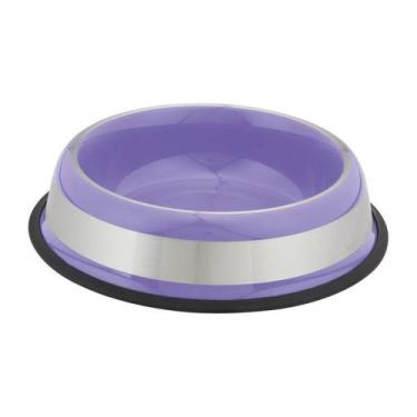Imagem de Comedouro Kumar Colorbrig para Cães Lilás - 1.7l