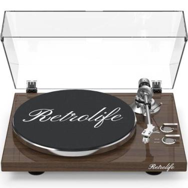 Imagem de Toca-discos giratório Retrolife Wireless BT USB Output