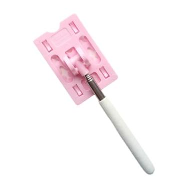 Imagem de predolo Suporte de cartão de haste telescópica, alcance de estacionamento de garagem, poste de estacionamento, haste de passagem de pedágio, Rosa